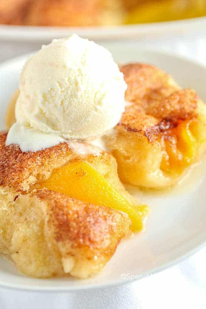 Desserts With Peaches Quick And Easy
 4 Ingre nt Peach Dumplings Spend With Pennies