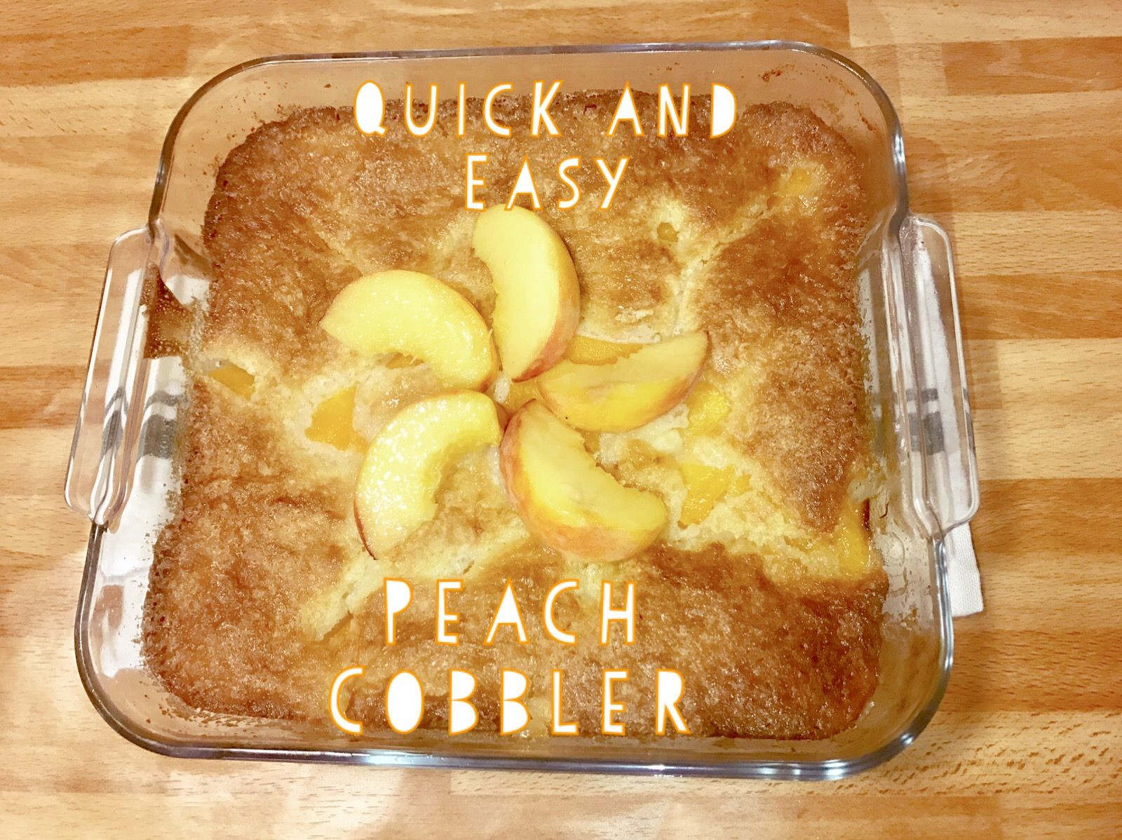 Desserts With Peaches Quick And Easy
 Quick and Easy Peach Cobbler Recipe