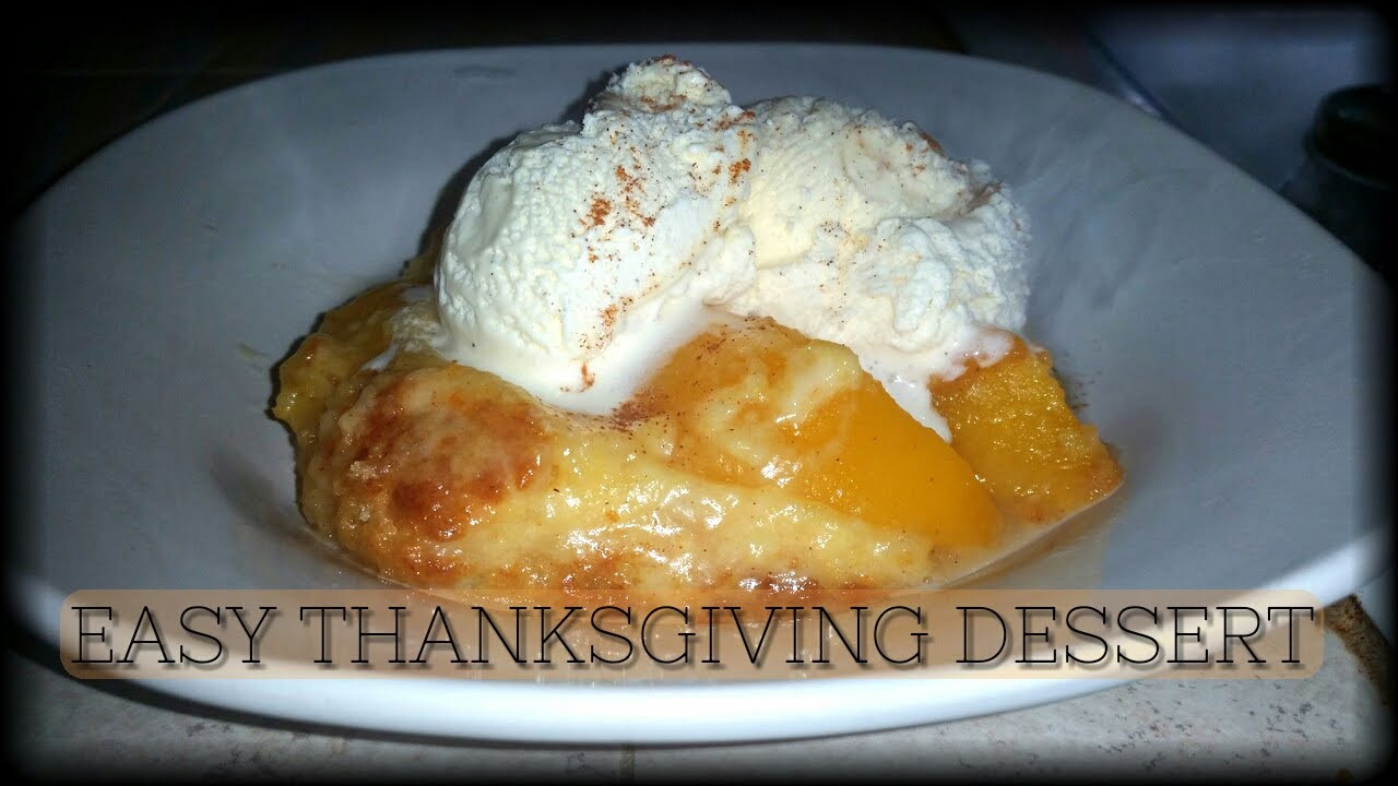 Desserts With Peaches Quick And Easy
 Quick and Easy Thanksgiving Dessert Peaches and Cream