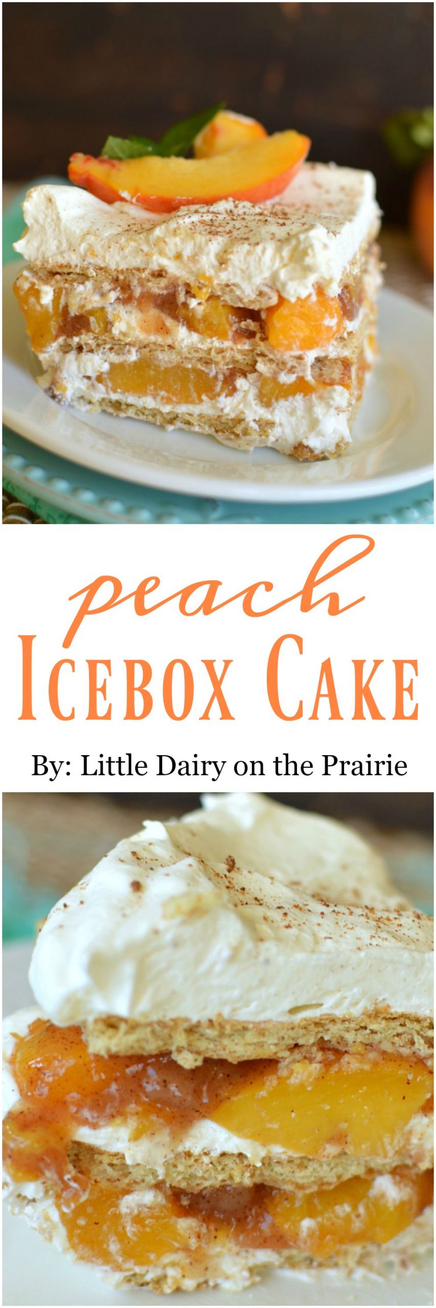 Desserts With Peaches Quick And Easy
 No Bake Peach Icebox Cake