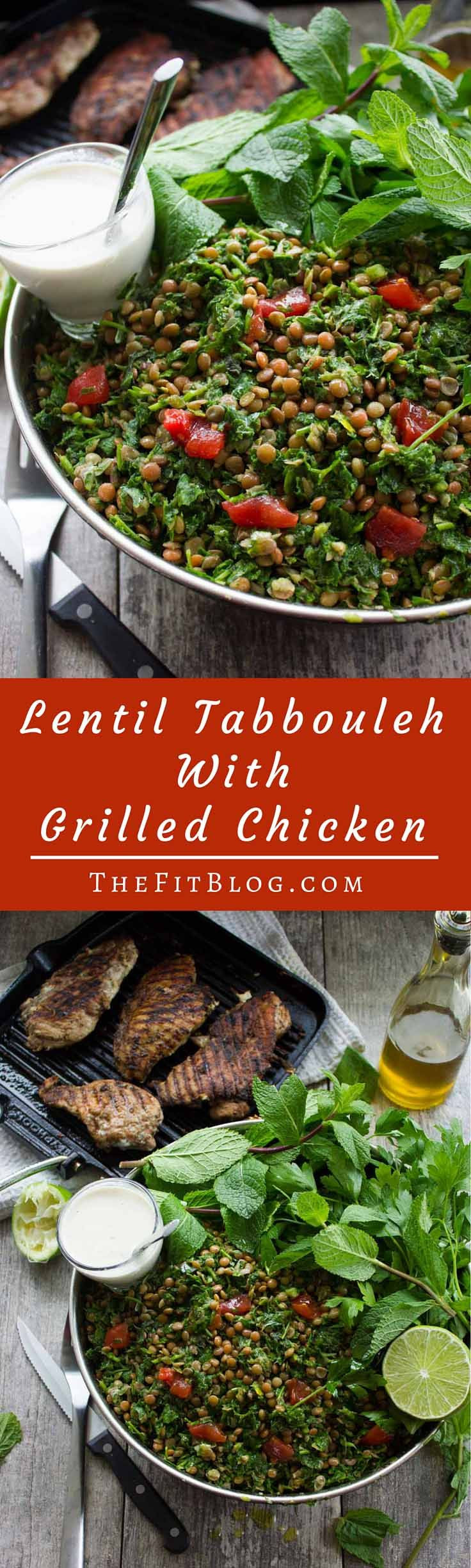 Diabetic Grilled Chicken Recipes
 Lentil Tabbouleh with Grilled Chicken Recipe