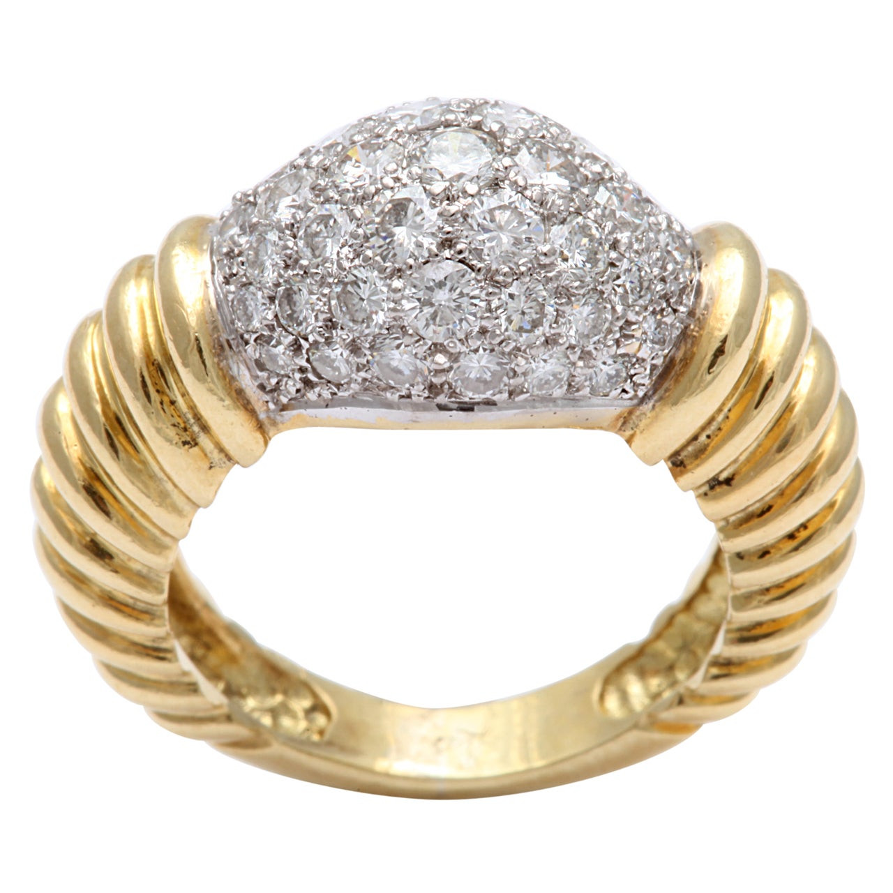 Diamond Pinky Rings
 Super Chic Diamond Pinky Ring at 1stdibs