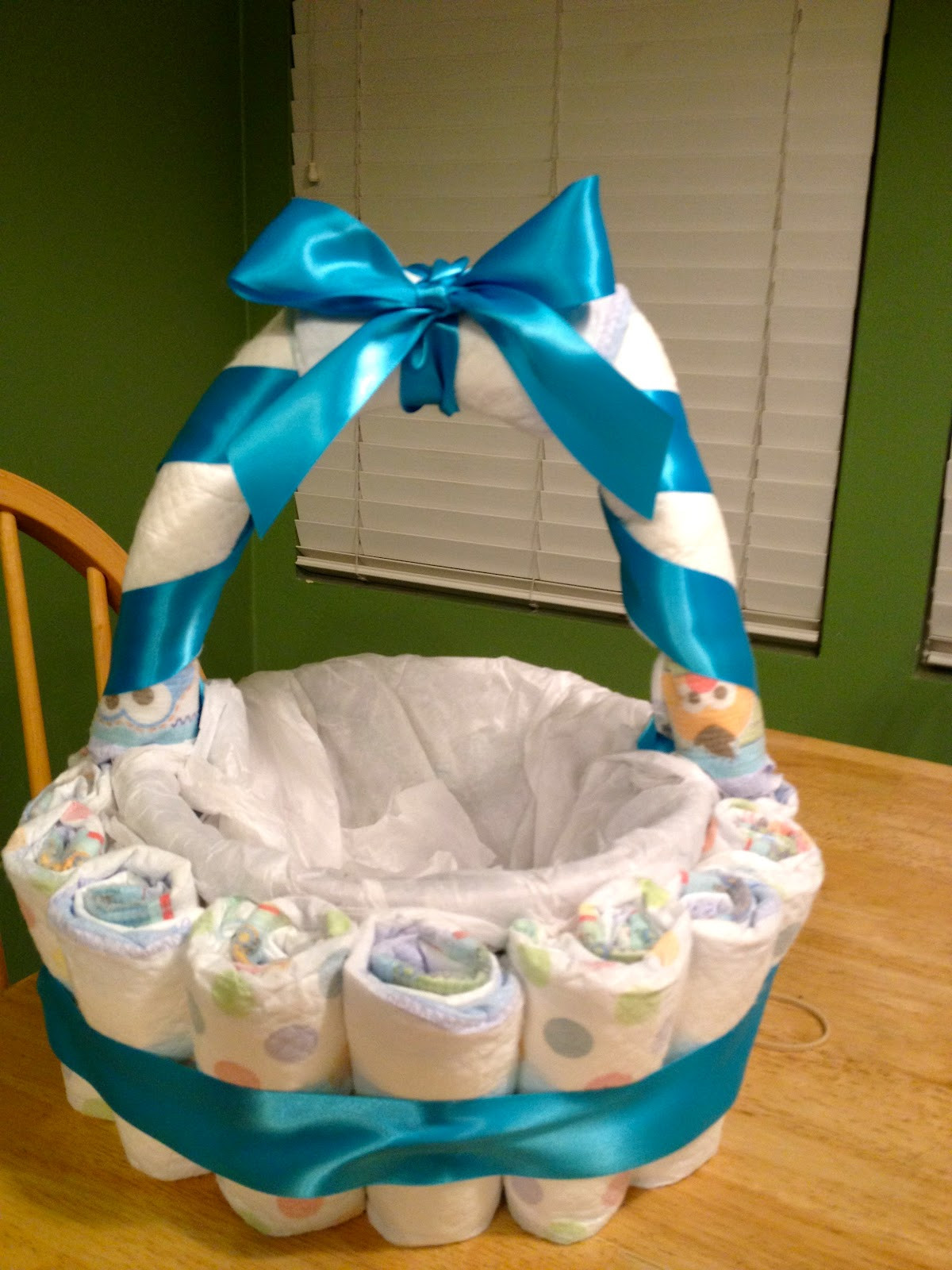 Diaper Gift Basket Ideas
 Someday Baby Diaper Basket Tutorial