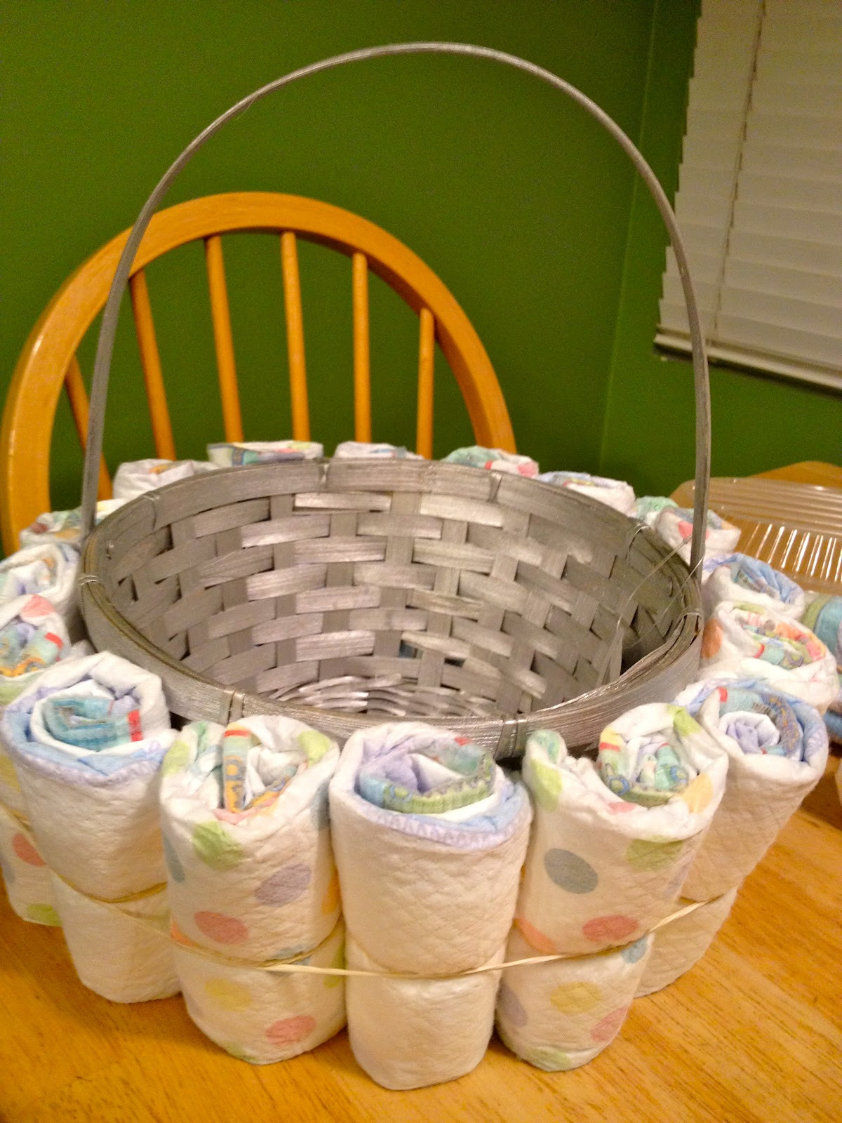 Diaper Gift Basket Ideas
 Someday Baby Diaper Basket Tutorial