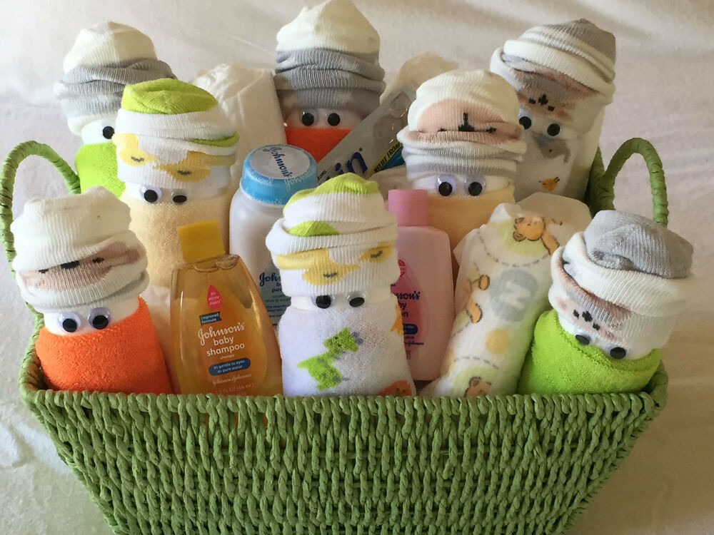 Diaper Ideas For Baby Shower Gift
 Med DIAPER BABIES GIFT BASKET Baby Shower Newborn