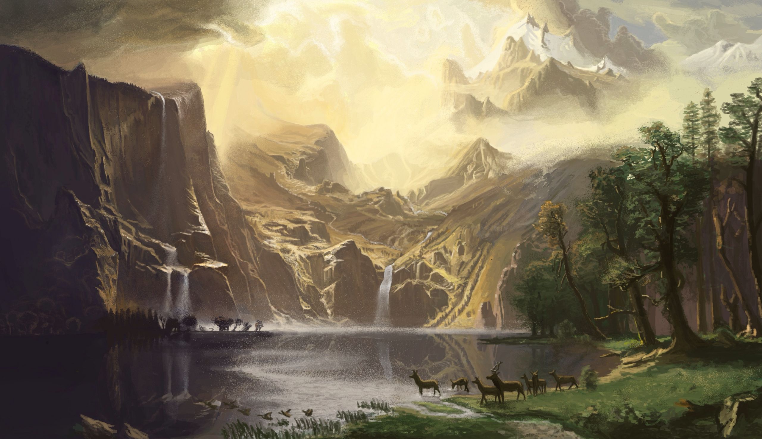 Digital Landscape Painting
 Digital landscape Painting Master Study