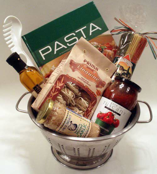 Dinner Gift Basket Ideas
 Italian Dinner Basket Love the colander Its an easy