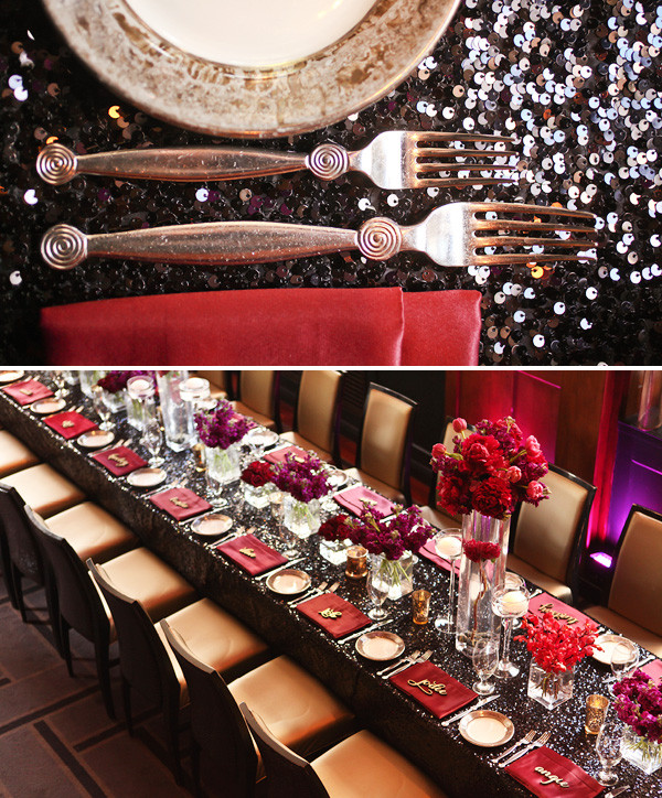 Dinner Ideas For Birthday Party
 Dramatic & Glamorous Dinner Party 30th Birthday