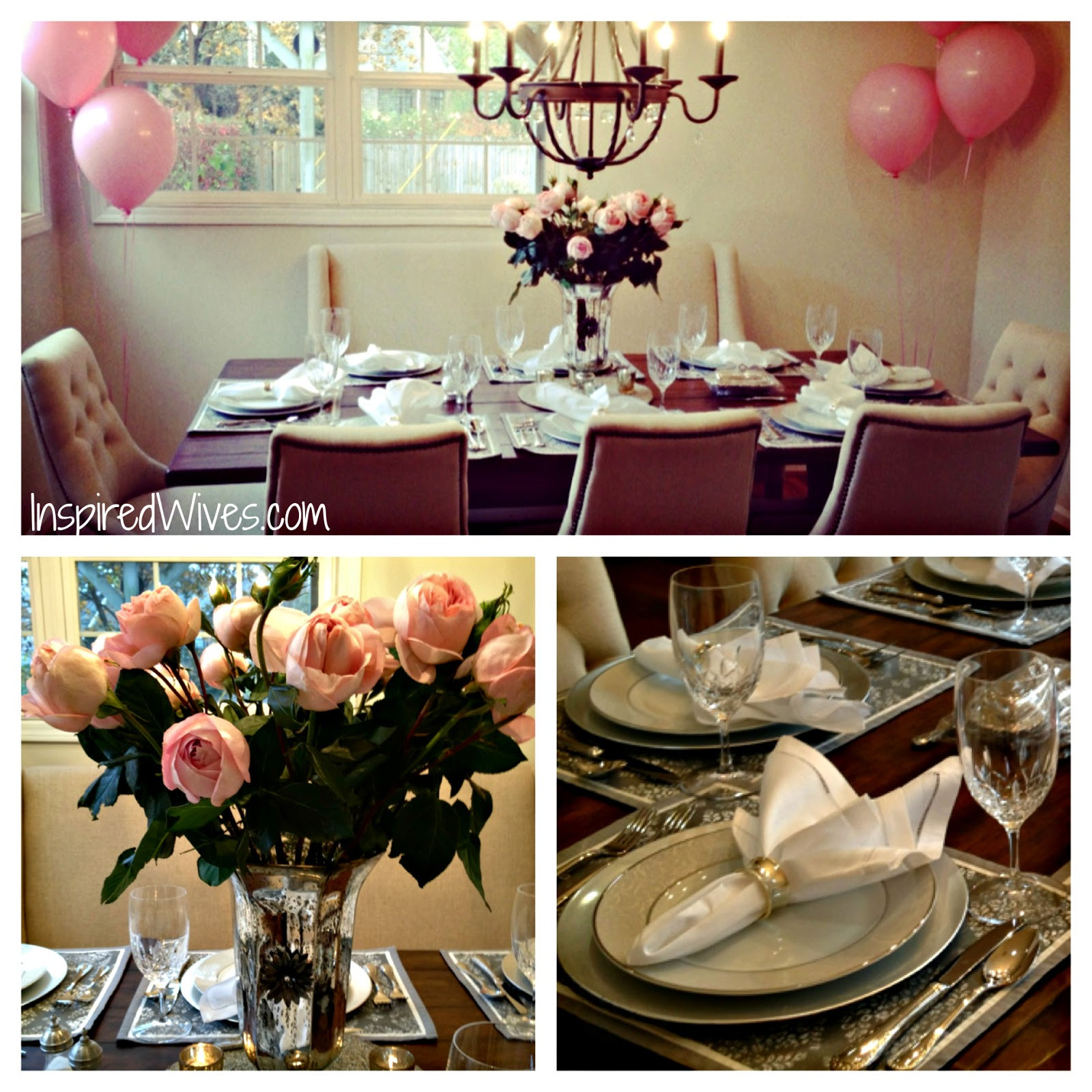 Dinner Ideas For Birthday Party
 Inspired I Dos Elegant Dinner Party Think Pink