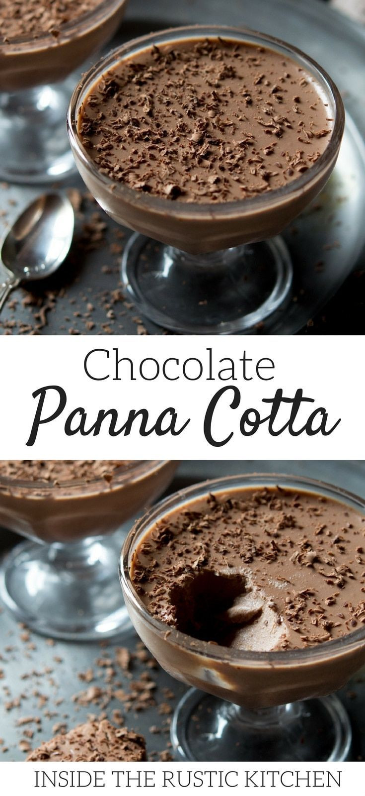 Dinner Party Desserts To Make Ahead
 Chocolate Panna Cotta Recipe