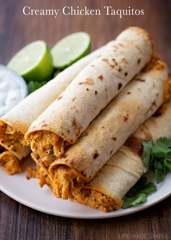 Dinner Recipes Kids Love
 Creamy Chicken Taquitos Capturing Joy with Kristen Duke