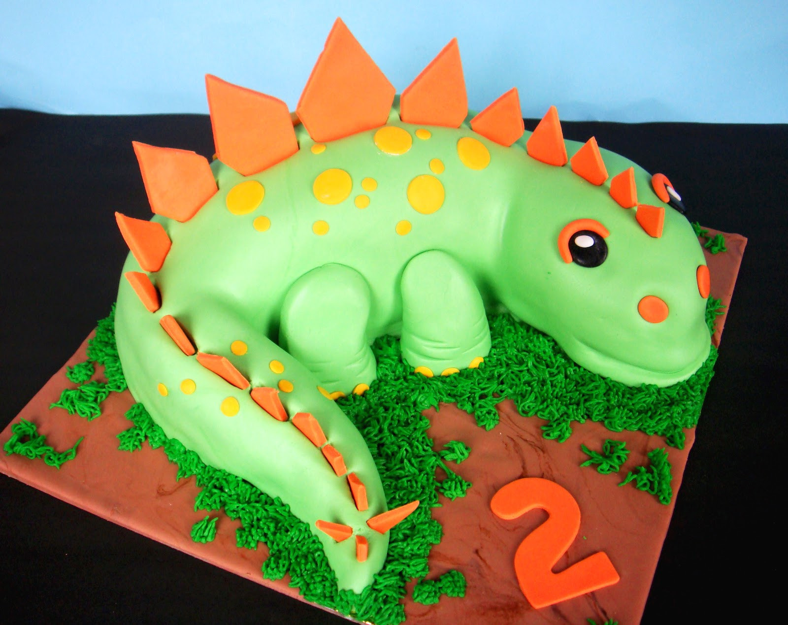 Dinosaur Birthday Cake Ideas
 butter hearts sugar Dinosaur Birthday Cake