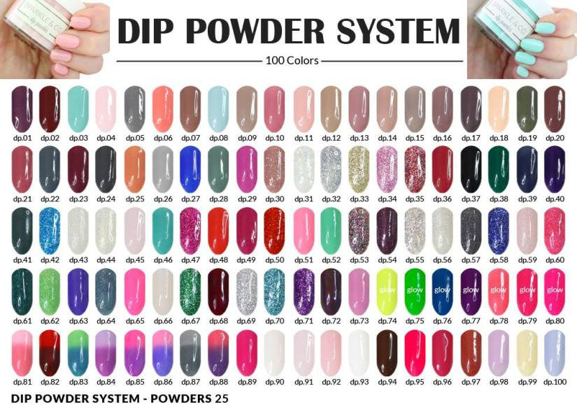 Dipped Nail Colors
 Sparkle & Co Dip Powders so many dips so little time