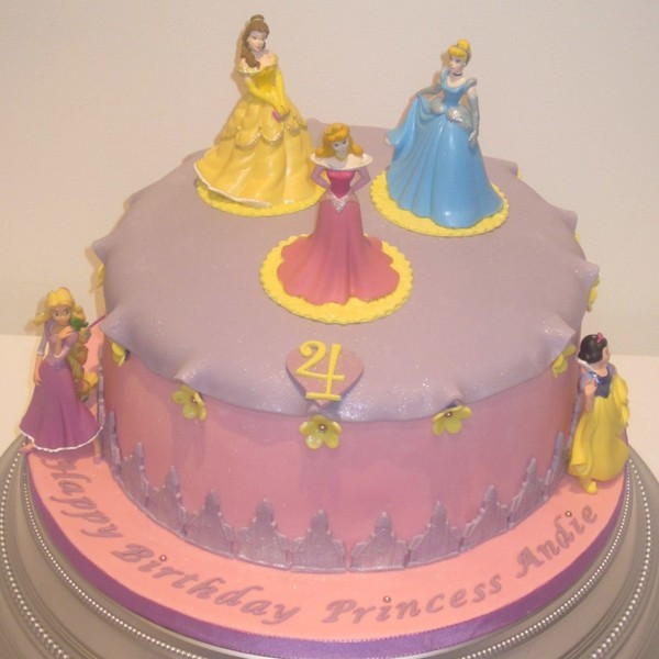 Disney Princess Birthday Cakes
 e Tier Disney Princess Birthday Cake