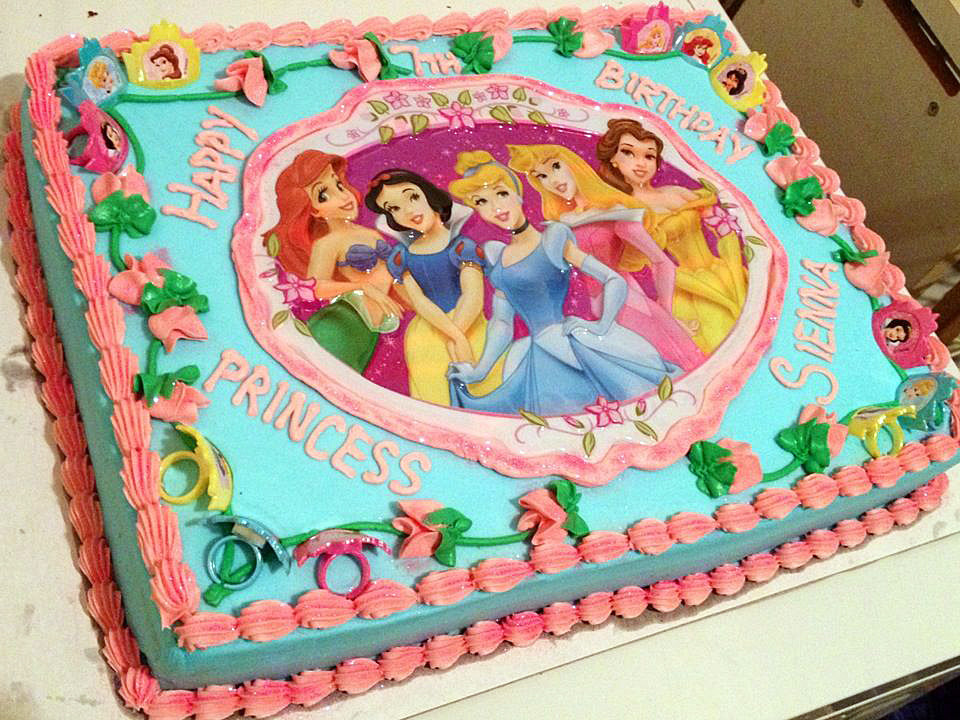 Disney Princess Birthday Cakes
 Babycake s Bake Shop Sienna s Disney Princess Cake