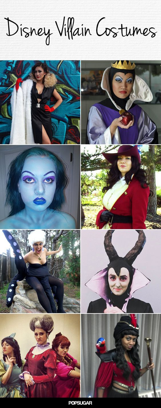 Disney Villain Costumes DIY
 Wicked Awesome Disney Villain Halloween Costumes
