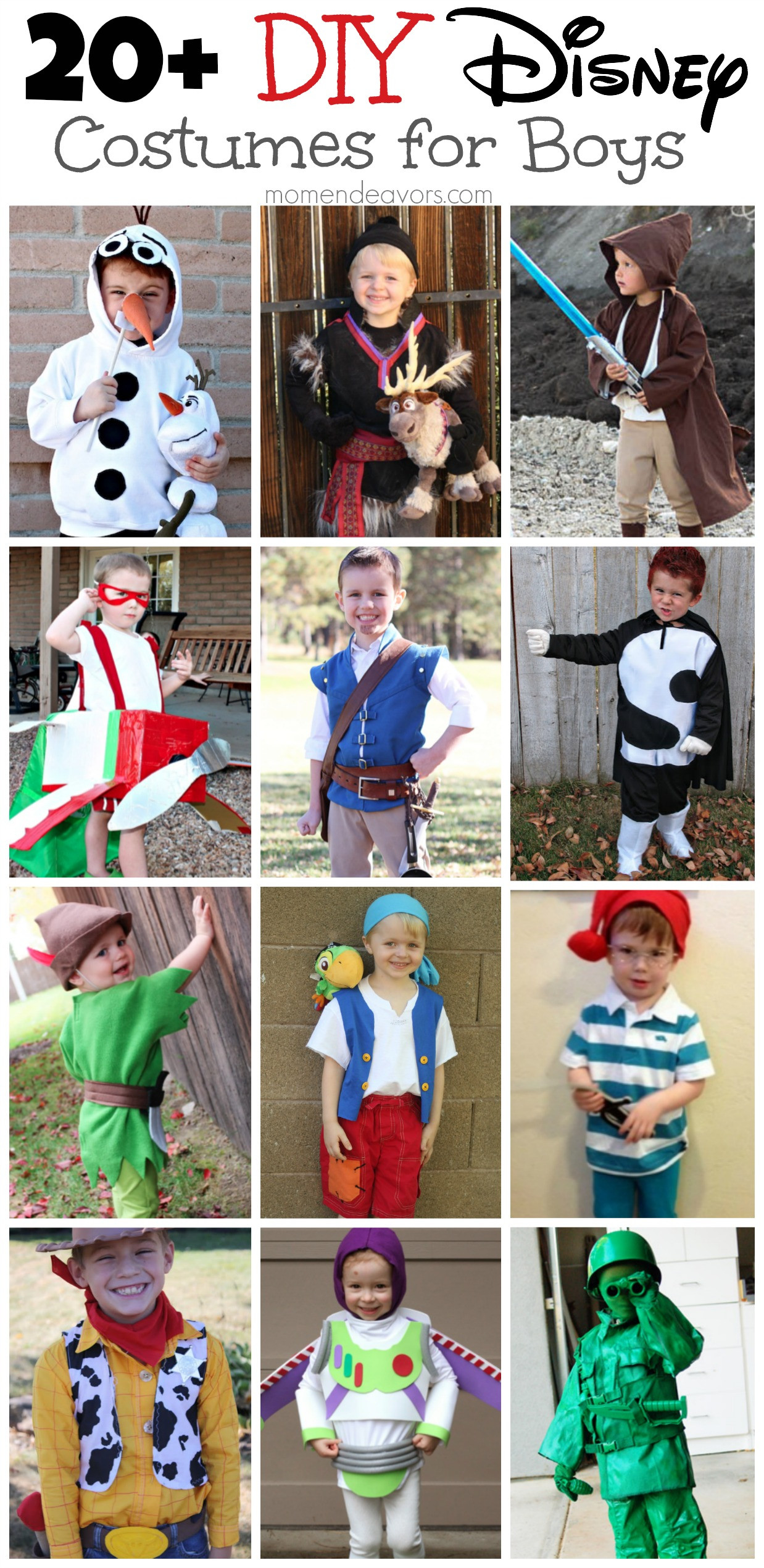 Disney Villain Costumes DIY
 DIY Disney Costumes for Boys