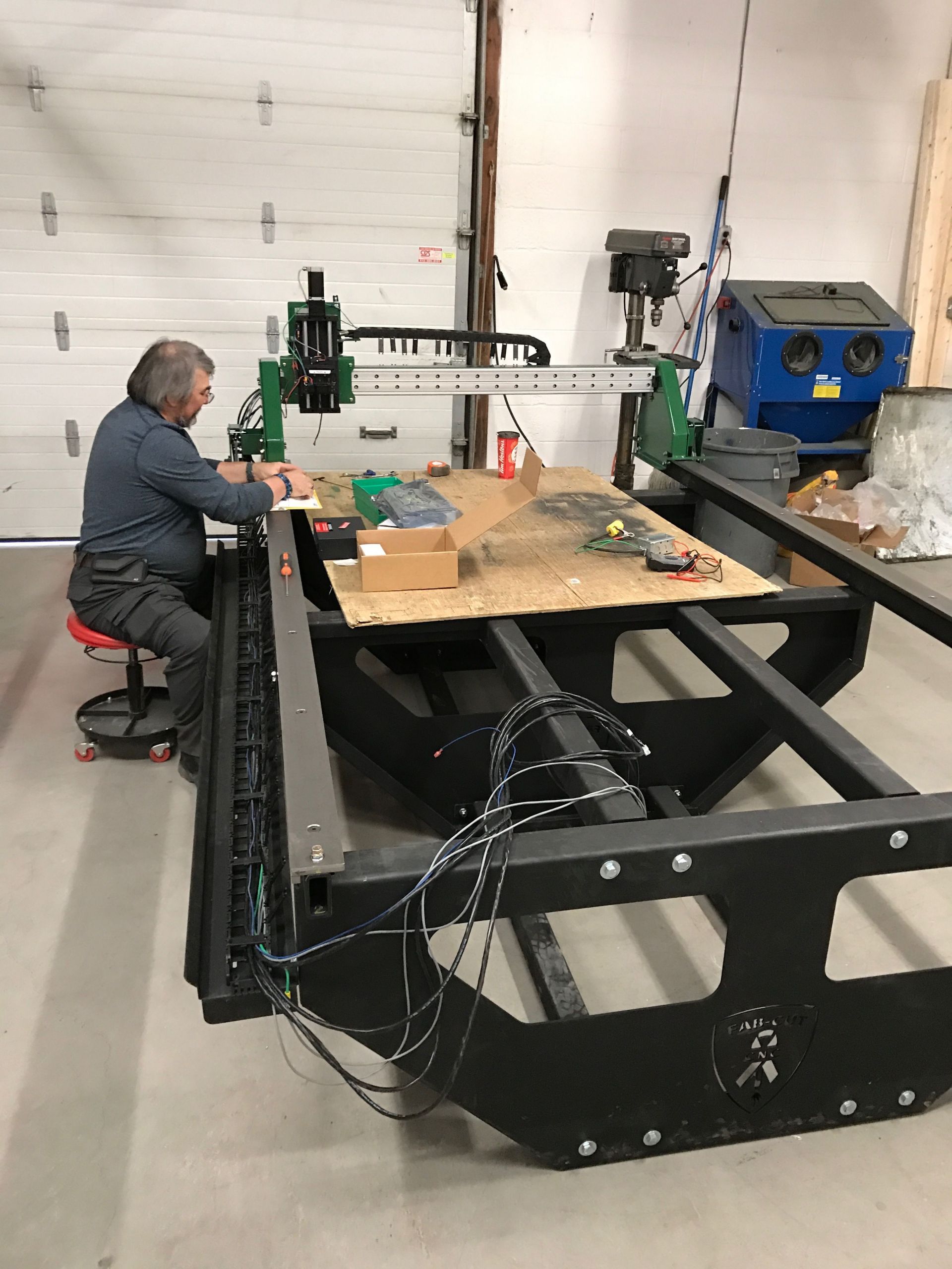 DIY 4X8 Cnc Router Plans
 e of our military veterans Daniel wiring up a new