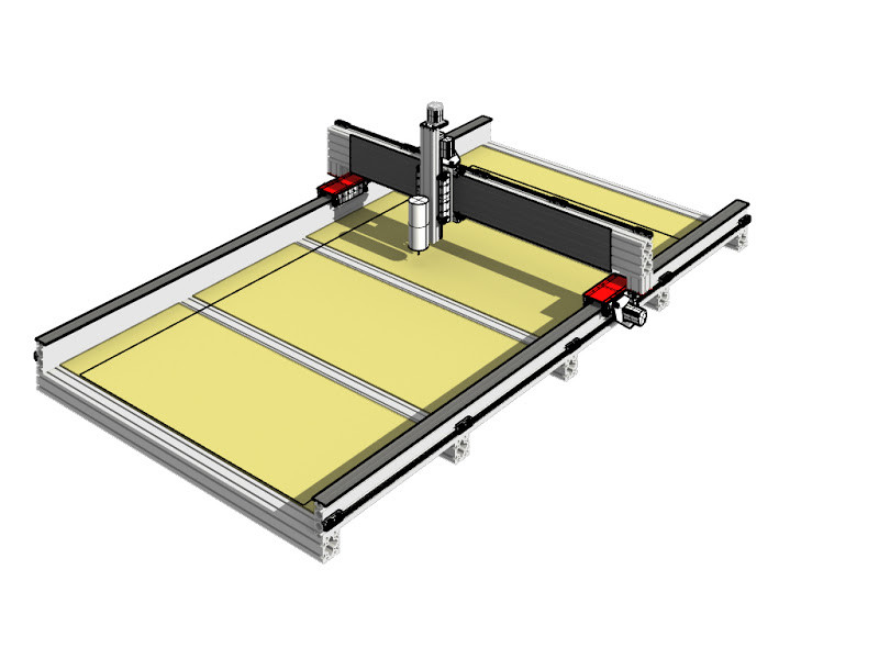 DIY 4X8 Cnc Router Plans
 Build Thread The Prototyper 4x8 8020 cncrouterparts