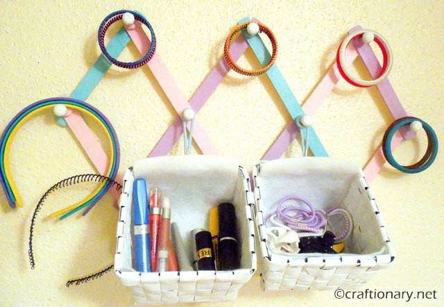 DIY Accessories Organizer
 Craftionary