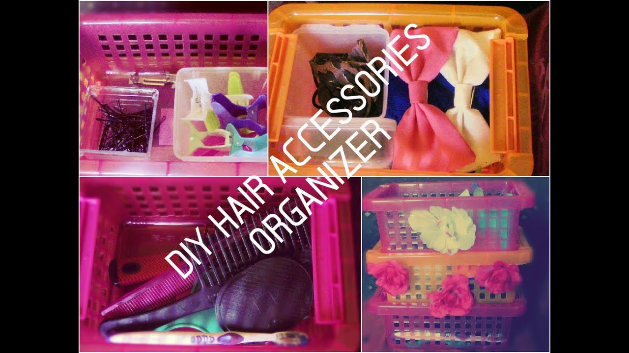 DIY Accessories Organizer
 DIY Hair Accessories Organizer EASY Collab with