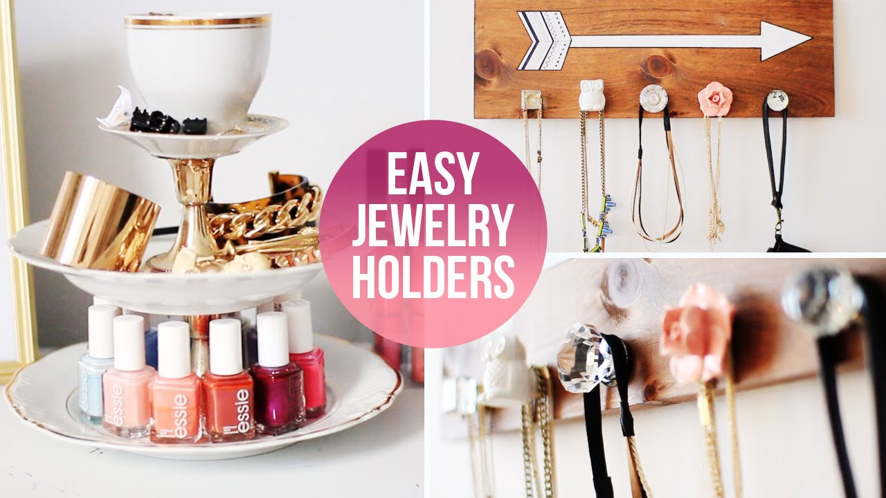 DIY Accessories Organizer
 Easy DIY Jewelry Accessory Organizers