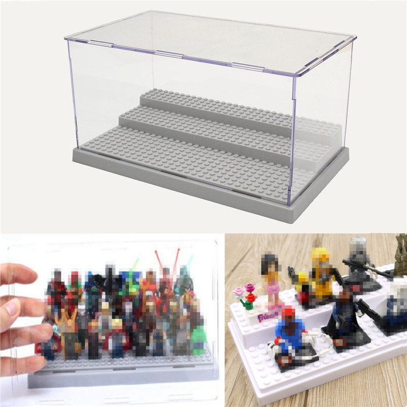 DIY Acrylic Box
 3 Steps Clear Acrylic Display Case Dustproof Tray