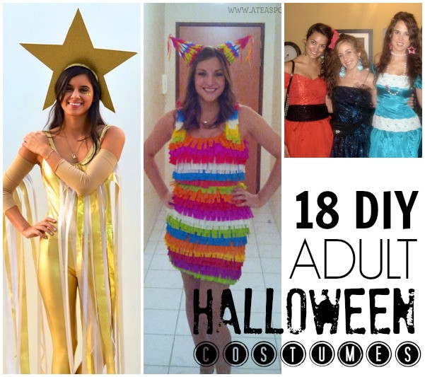 DIY Adult Halloween Costumes Ideas
 19 easy DIY adult costumes C R A F T
