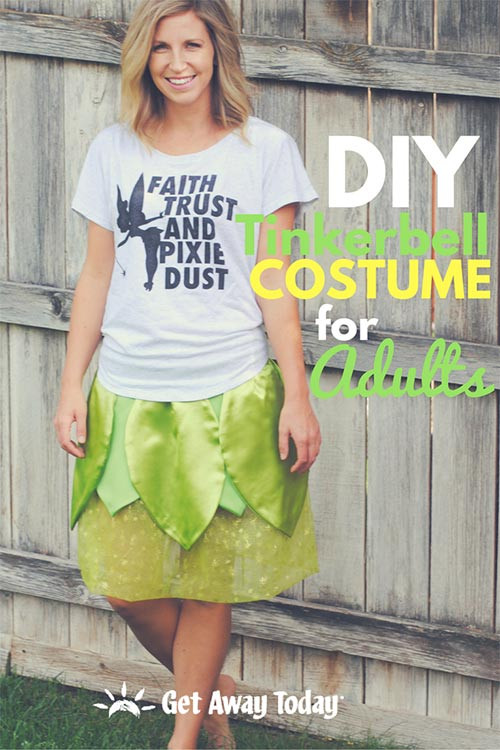 DIY Adult Tinkerbell Costume
 DIY Tinkerbell Costume for Adults
