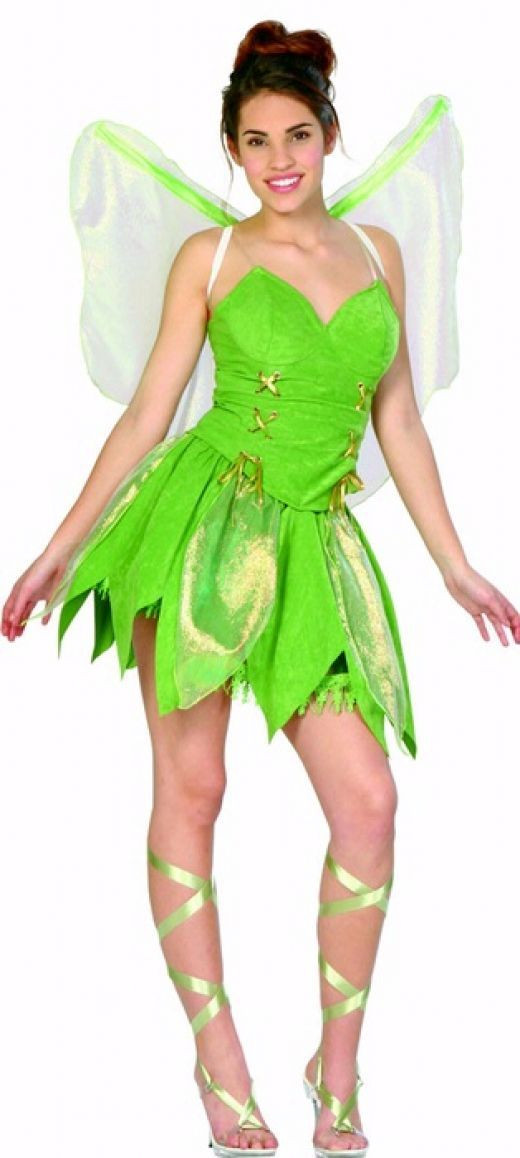 DIY Adult Tinkerbell Costume
 Tinkerbell Halloween Costume Ideas