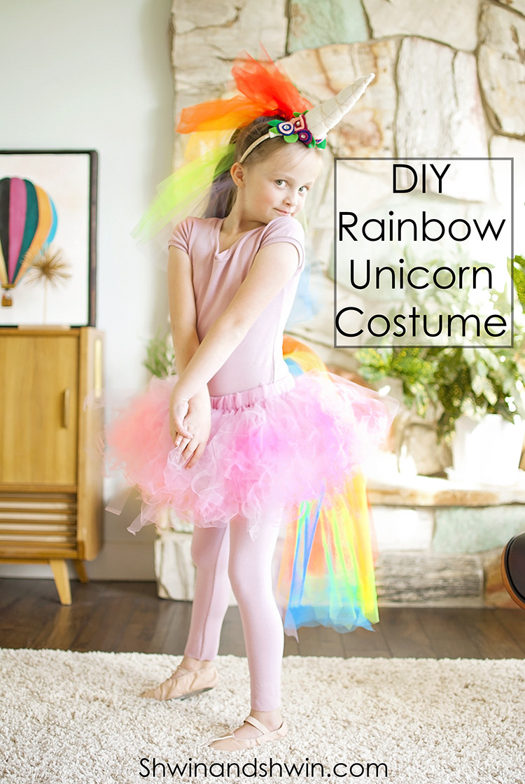 DIY Adult Unicorn Costume
 DIY Rainbow Unicorn Costume Shwin and Shwin