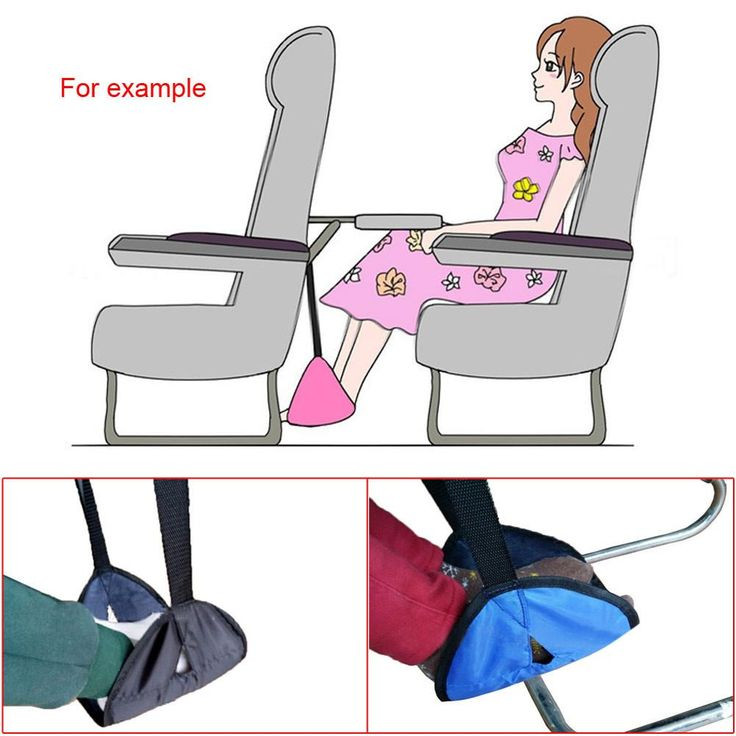 DIY Airplane Footrest
 Traveling Foot Hammock