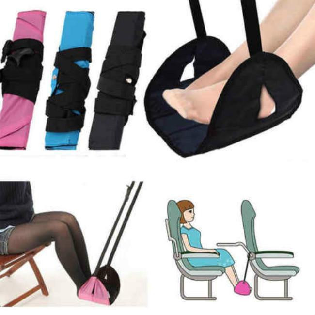 DIY Airplane Footrest
 Foot Rest Portable Travel Footrest Hammock Carry Flight