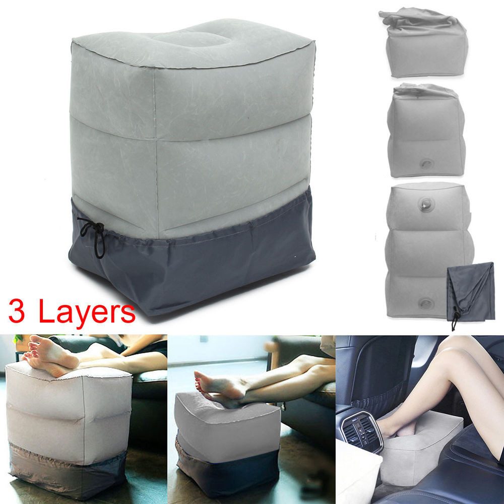 DIY Airplane Footrest
 Inflatable Portable Travel Footrest Pillow Plane Train