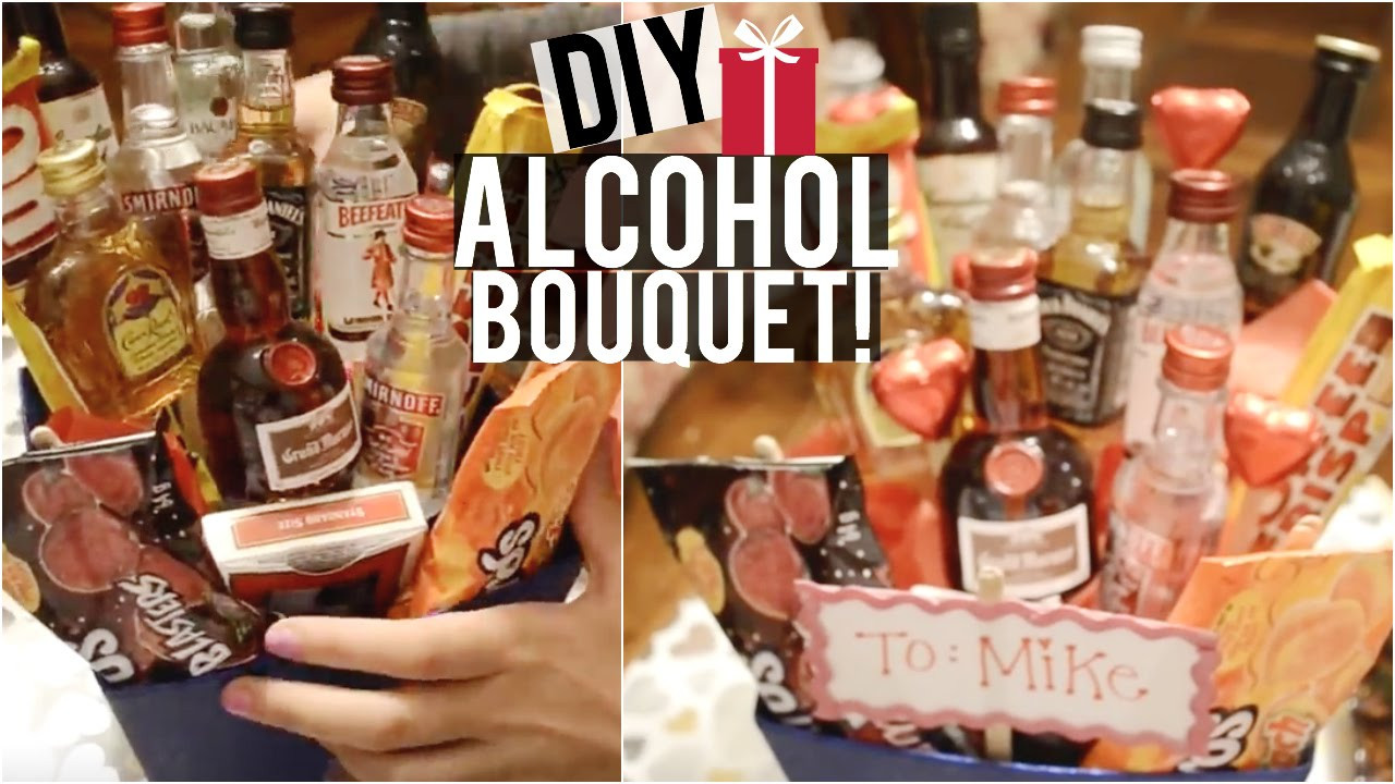 DIY Alcohol Gifts
 DIY Alcohol Bouquet Candy Bouquet Candy Board & More