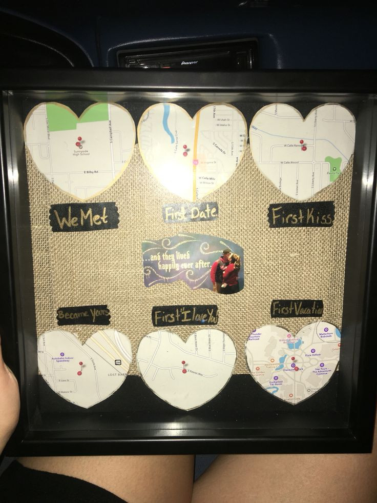 DIY Anniversary Gift For Boyfriend
 Anniversary present I made for my boyfriend ☺️