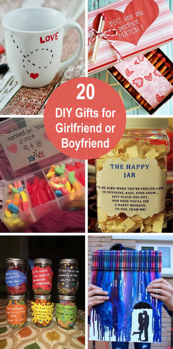 DIY Anniversary Gift For Boyfriend
 20 DIY Gifts for Girlfriend or Boyfriend