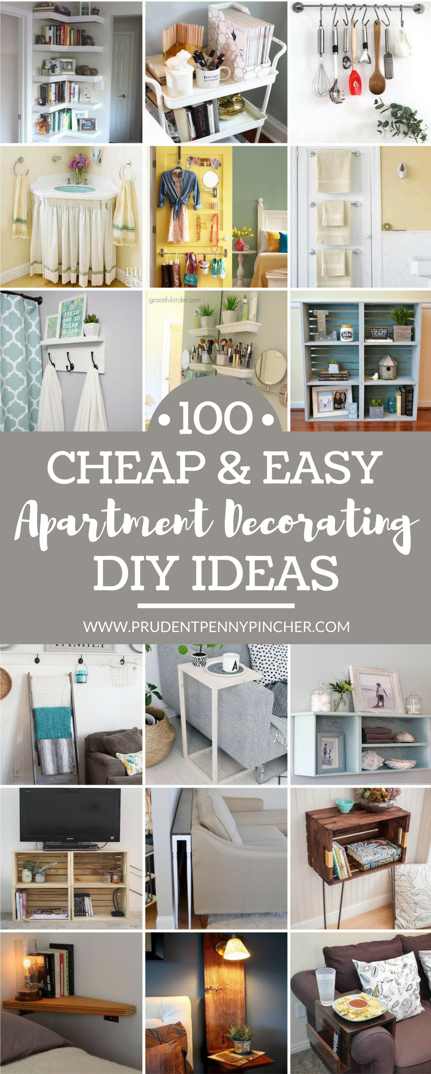 DIY Apartment Decorating On A Budget
 100 Cheap and Easy DIY Apartment Decorating Ideas