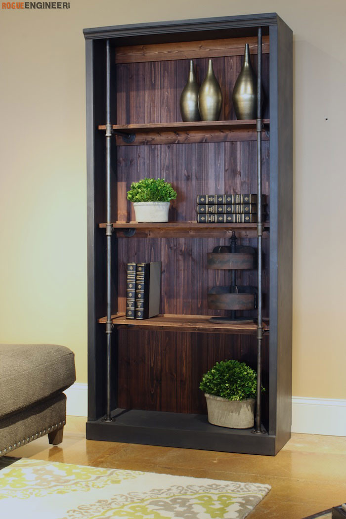 DIY Architect Plans
 Industrial Bookcase Free DIY Plans Rogue Engineer