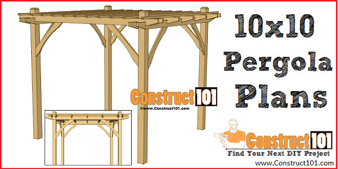 DIY Architect Plans
 Simple DIY Pergola Plans Construct101