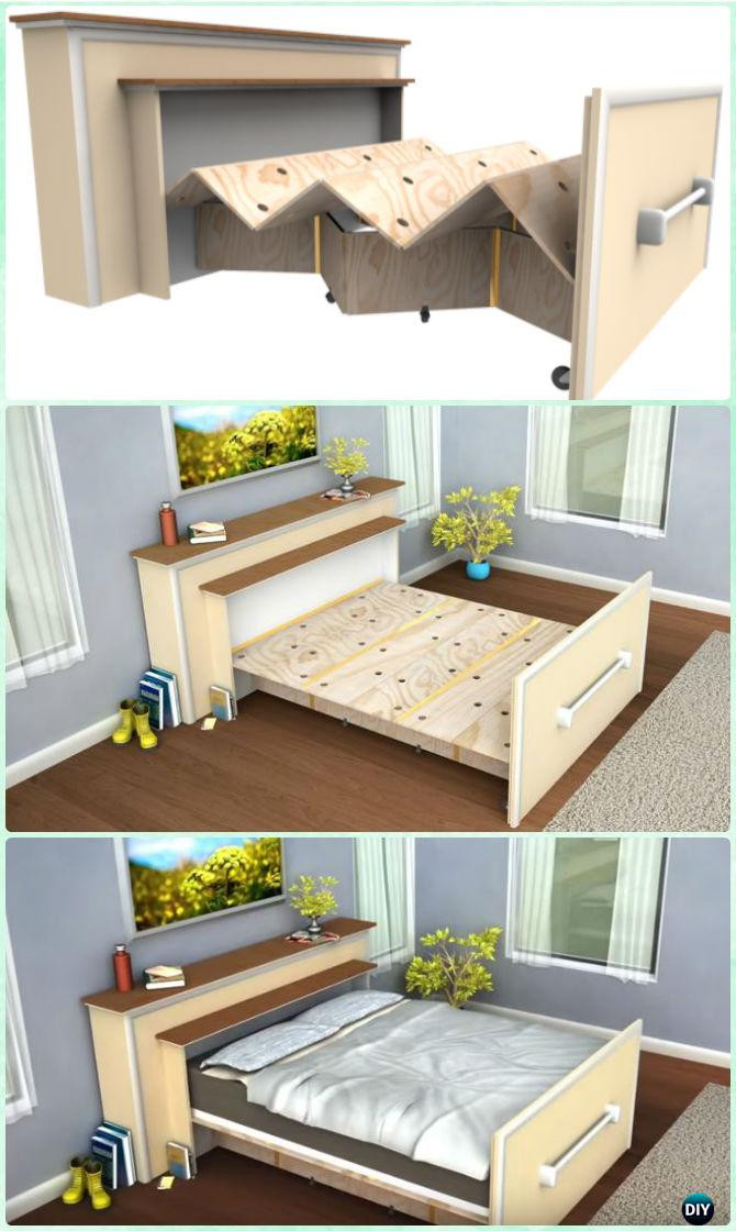 DIY Architect Plans
 DIY Space Saving Bed Frame Design Free Plans Instructions