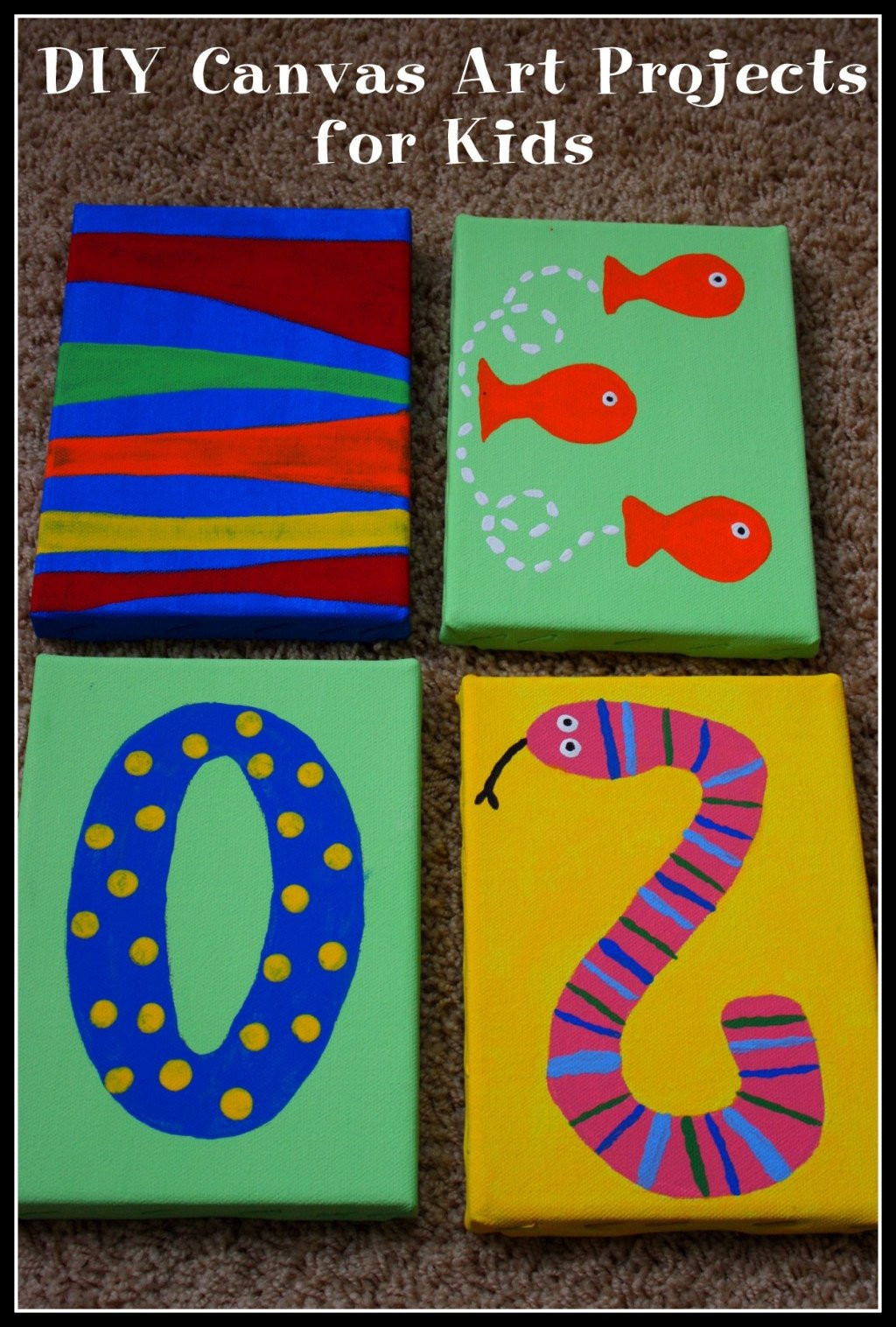 DIY Art Projects For Kids
 DIY Canvas Art Projects for Kids