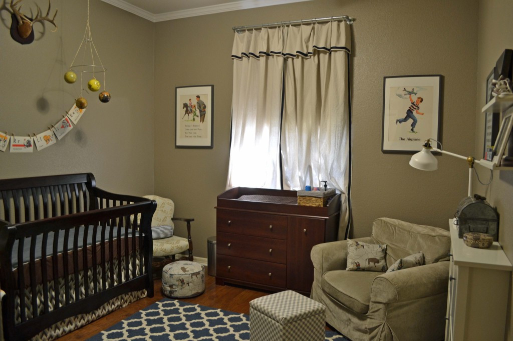 Diy Baby Boy Room Decorations
 Baby Boy s Sophisticated Vintage and DIY Neutral Nursery