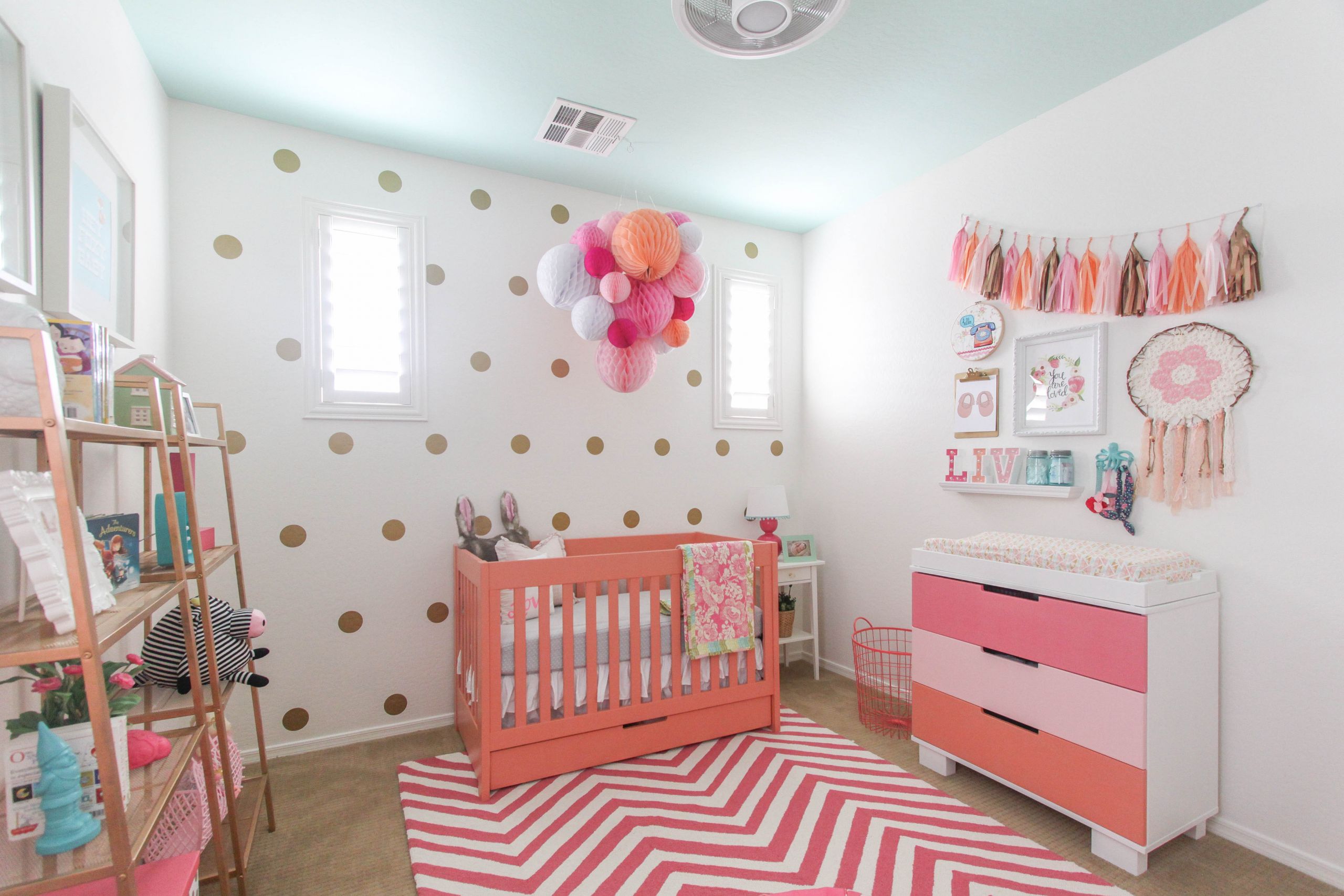 Diy Baby Girl Room Decorations
 Design Reveal Boho Chic Nursery Project Nursery