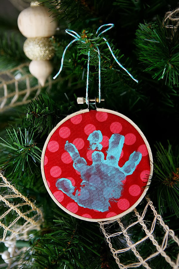 DIY Baby Handprint Ornament
 Handmade Ornament DIY for Kids Alliance Public Library