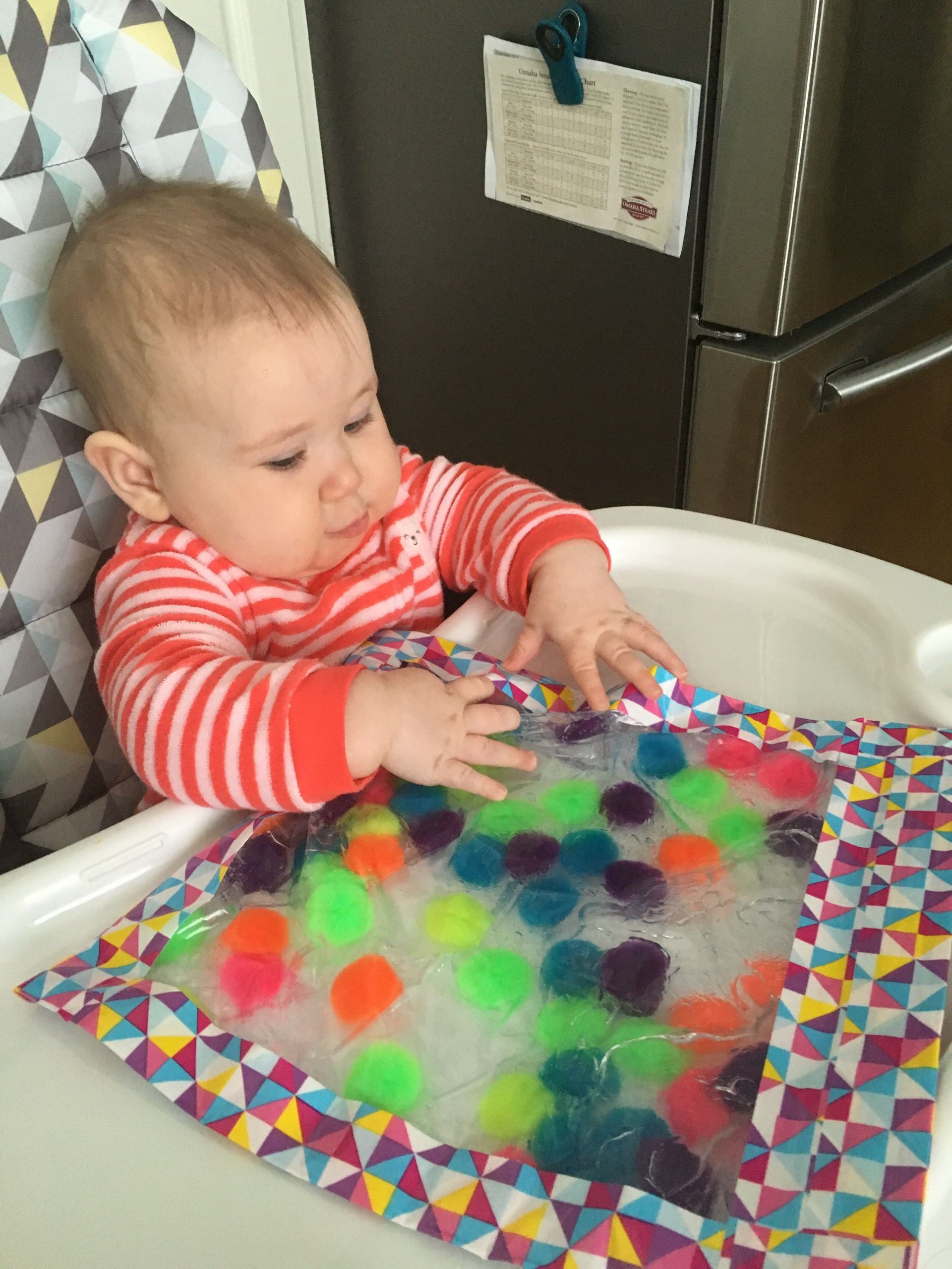 DIY Baby Toys 6 Months
 Squishy Sensory Bags