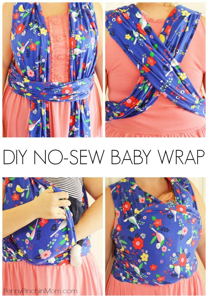 DIY Baby Wrap
 How to Make Your Own No Sew Moby Wrap