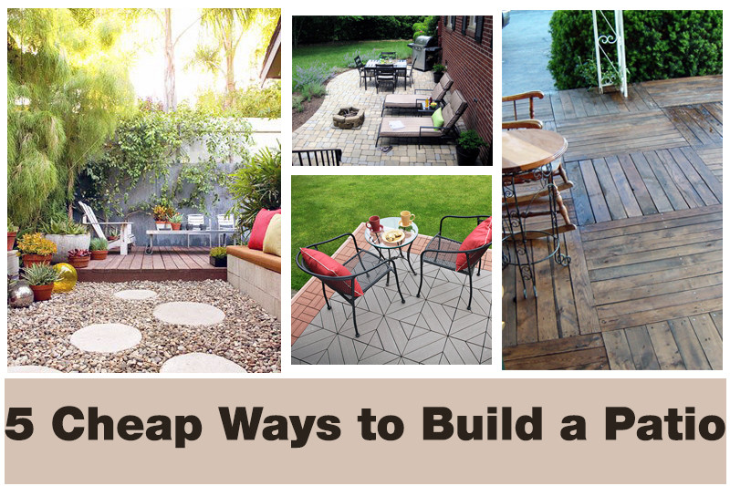 Diy Backyard Patio Cheap
 5 Cheap Ways to Transform Your Patio