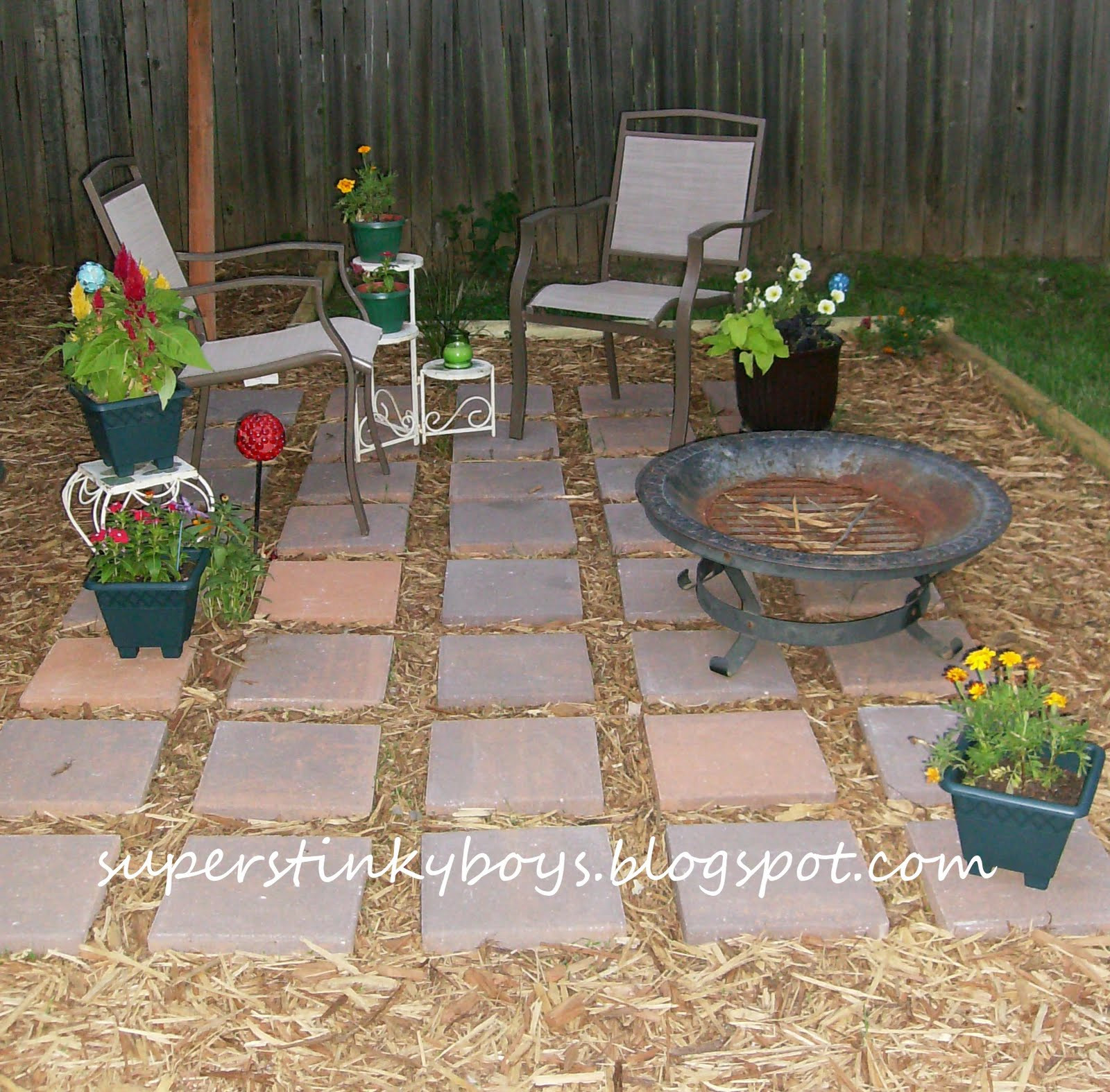 Diy Backyard Patio Cheap
 Support Blog for Moms of BOYS DIY Backyard Oasis