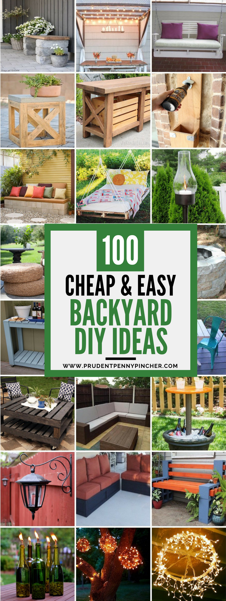 Diy Backyard Patio Cheap
 100 Cheap and Easy DIY Backyard Ideas Prudent Penny Pincher